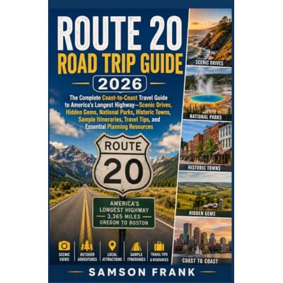 Samson ROUTE 20 ROAD TRIP GUIDE 2026: The Complete Coast-to-Coast Travel Guide to America’s Longest Highway—Scenic Drives, Hidden Gems, National Parks, ... Travel Tips, and Essential Planning Resources Samson ROUTE 20 ROAD TRIP GUIDE 2026: The Complete Coast-to-Coast Travel Guide to America’s Longest Highway—Scenic Drives, Hidden Gems, National Parks, ... Travel Tips, and Essential Planning Resources