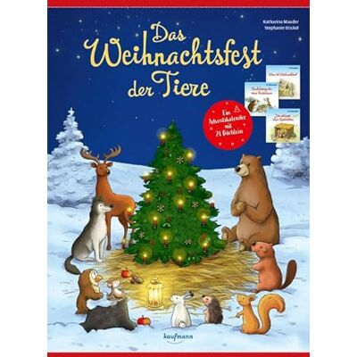 Mauder, Katharina Das Weihnachtsfest der Tiere: Ein Adventskalender mit 24 Büchlein Mauder, Katharina Das Weihnachtsfest der Tiere: Ein Adventskalender mit 24 Büchlein