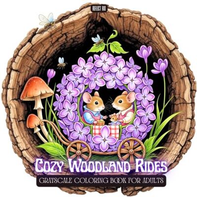 Rio Cozy Woodland Rides Coloring Book: Cute Tiny Animals Driving Flower Cars and Nature Vehicles Inside Magical Tree Hollow Worlds – Relaxing Coloring Book for Adults and Teens Rio Cozy Woodland Rides Coloring Book: Cute Tiny Animals Driving Flower Cars and Nature Vehicles Inside Magical Tree Hollow Worlds – Relaxing Coloring Book for Adults and Teens