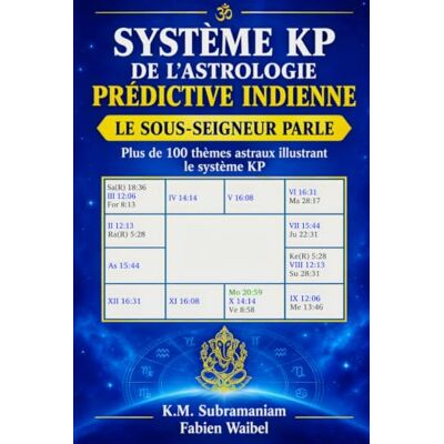 K&M SYSTÈME KP DE L’ASTROLOGIE PRÉDICTIVE INDIENNE: LE SOUS-SEIGNEUR PARLE : Plus de 100 thèmes astraux illustrant le système KP K&M SYSTÈME KP DE L’ASTROLOGIE PRÉDICTIVE INDIENNE: LE SOUS-SEIGNEUR PARLE : Plus de 100 thèmes astraux illustrant le système KP