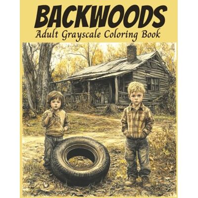 Toni Backwoods Adult Grayscale Coloring Book: Rural Scenes, Country Cabins, Picturesque Landscapes, and Traditional Lifestyle, Adult Relaxation and Stress Relief Toni Backwoods Adult Grayscale Coloring Book: Rural Scenes, Country Cabins, Picturesque Landscapes, and Traditional Lifestyle, Adult Relaxation and Stress Relief