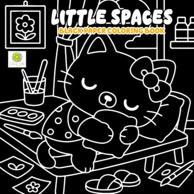Daisy Tech Little Spaces Black Paper Coloring Book: Cute Mini Room Scenes with Adorable Details and Relaxing Aesthetic Designs Daisy Tech Little Spaces Black Paper Coloring Book: Cute Mini Room Scenes with Adorable Details and Relaxing Aesthetic Designs