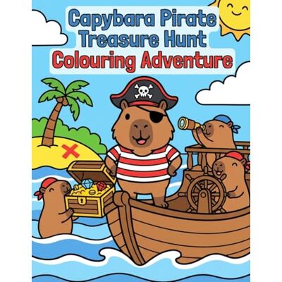 Andersson Capybara Pirate Treasure Hunt: Colouring Adventure Andersson Capybara Pirate Treasure Hunt: Colouring Adventure