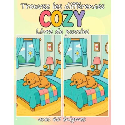 Panda Trouvez les différences Cozy Livre de puzzles avec 60 énigmes: Une collection de 60 puzzles d’images cosy pour tous les âges Panda Trouvez les différences Cozy Livre de puzzles avec 60 énigmes: Une collection de 60 puzzles d’images cosy pour tous les âges