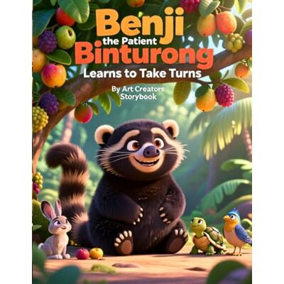 ART Benji the Patient Binturong Learns to Take Turns: A Gentle Children’s Story About Sharing, Patience, and Taking Turns (Social Emotional Learning for Kids Ages 3–8) ART Benji the Patient Binturong Learns to Take Turns: A Gentle Children’s Story About Sharing, Patience, and Taking Turns (Social Emotional Learning for Kids Ages 3–8)