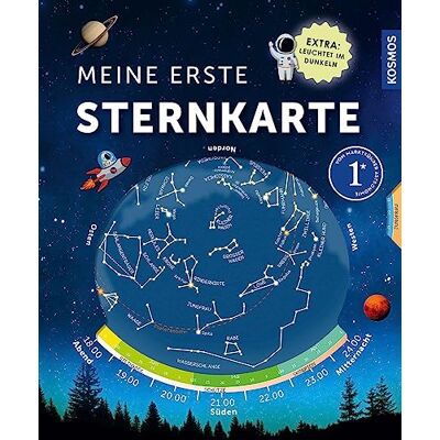 Engelmann, Justina Meine erste Sternkarte: Unsere Sternzeichen, Planeten und die Milchstraße erkennen und finden. Tolles Extra: Sternkarte leuchtet im Dunkeln. die Nr. 1 im Bereich Astronomie! Engelmann, Justina Meine erste Sternkarte: Unsere Sternzeichen, Planeten und die Milchstraße erkennen und finden. Tolles Extra: Sternkarte leuchtet im Dunkeln. die Nr. 1 im Bereich Astronomie!