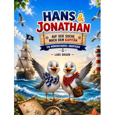 Braun Hans und Jonathan auf der Suche nach dem Kapitän – Ein möwenstarkes Abenteuer: Kinderbuch über Möwen, Abenteuer am Meer, Freundschaft, Sylt Hörnum, Leuchtturm, spannende Schatzsuche für Kinder Braun Hans und Jonathan auf der Suche nach dem Kapitän – Ein möwenstarkes Abenteuer: Kinderbuch über Möwen, Abenteuer am Meer, Freundschaft, Sylt Hörnum, Leuchtturm, spannende Schatzsuche für Kinder