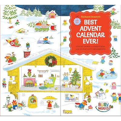Scarry, Richard Richard Scarry's Best Advent Calendar Ever!: Count Down to Christmas with 25 Pop-Out Ornaments; Activity Book and Keepsake Scarry, Richard Richard Scarry's Best Advent Calendar Ever!: Count Down to Christmas with 25 Pop-Out Ornaments; Activity Book and Keepsake