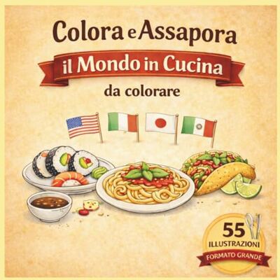 ART Colora il Mondo in Cucina: INGREDIENTI DA COLORARE DALLE CUCINE DEL MONDO ART Colora il Mondo in Cucina: INGREDIENTI DA COLORARE DALLE CUCINE DEL MONDO