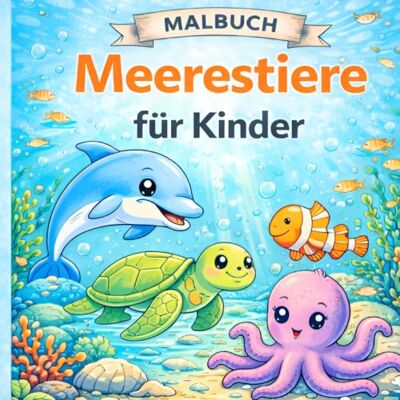 Roth Malbuch Meerestiere ab 2 Jahre – Einfaches Ausmalbuch für Kleinkinder: Große Ausmalbilder mit Delfin, Wal, Schildkröte, Fisch und vielen Meerestieren ... Malbuch für Kinder ab 2, 3 und 4 Jahren Roth Malbuch Meerestiere ab 2 Jahre – Einfaches Ausmalbuch für Kleinkinder: Große Ausmalbilder mit Delfin, Wal, Schildkröte, Fisch und vielen Meerestieren ... Malbuch für Kinder ab 2, 3 und 4 Jahren