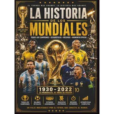 Blanco La Historia de los Mundiales: “Todos los campeones, estadísticas, récords y momentos épicos” Blanco La Historia de los Mundiales: “Todos los campeones, estadísticas, récords y momentos épicos”