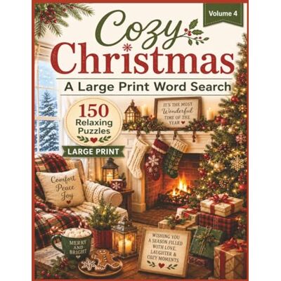 Philips Cozy Christmas: A Large Print Word Search Book with 150 Relaxing Holiday Themed Puzzles for Adults and Seniors Philips Cozy Christmas: A Large Print Word Search Book with 150 Relaxing Holiday Themed Puzzles for Adults and Seniors