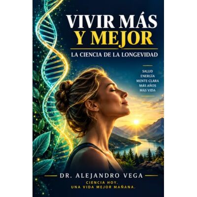 Vega+ Vivir Más y Mejor: La Ciencia de la Longevidad: Cómo Ralentizar el Envejecimiento Biológico a través de la Autofagia, el NAD+, el Microbioma Intestinal y los Pilares de una Vida Más Larga y Saludable Vega+ Vivir Más y Mejor: La Ciencia de la Longevidad: Cómo Ralentizar el Envejecimiento Biológico a través de la Autofagia, el NAD+, el Microbioma Intestinal y los Pilares de una Vida Más Larga y Saludable