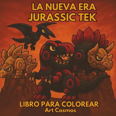 ART La nueva era jurassic tek: Libro para colorear ART La nueva era jurassic tek: Libro para colorear