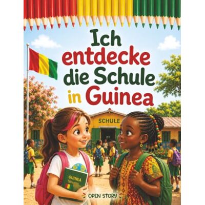 Open Story Ich entdecke die Schule in Guinea: Illustriertes Kinderbuch mit Fragen und Ausmalbildern Eine lehrreiche Entdeckungsreise über blau-weiße ... traditionelle Spiele und Zukunftsräume Open Story Ich entdecke die Schule in Guinea: Illustriertes Kinderbuch mit Fragen und Ausmalbildern Eine lehrreiche Entdeckungsreise über blau-weiße ... traditionelle Spiele und Zukunftsräume