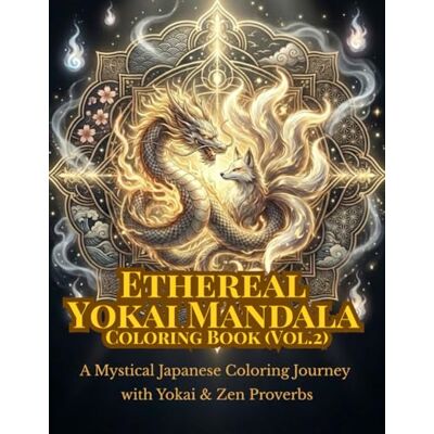 ART Ethereal Yokai Mandala Coloring Book (Vol.2): A Mystical Japanese Coloring Journey with Yokai & Zen Proverbs ART Ethereal Yokai Mandala Coloring Book (Vol.2): A Mystical Japanese Coloring Journey with Yokai & Zen Proverbs