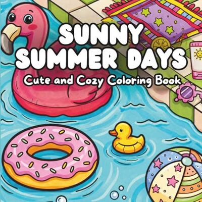 Daisy Tech Sunny Summer Days: Cute & Cozy Summer Coloring Book for Adults and Kids with Cute Summer Scenes for Stress Relief and Relaxation Daisy Tech Sunny Summer Days: Cute & Cozy Summer Coloring Book for Adults and Kids with Cute Summer Scenes for Stress Relief and Relaxation
