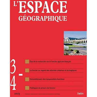 Xxx Espace géo 2023-3/4 Xxx Espace géo 2023-3/4