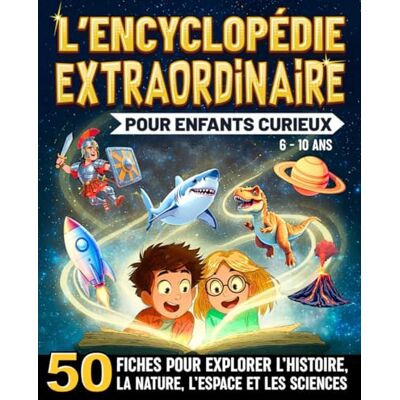 Elsa L'Encyclopédie Extraordinaire Pour Enfants Curieux: 50 fiches captivantes pour explorer le monde et tout savoir sur l’Histoire, les animaux, l’espace et les sciences (6 à 10 ans) Elsa L'Encyclopédie Extraordinaire Pour Enfants Curieux: 50 fiches captivantes pour explorer le monde et tout savoir sur l’Histoire, les animaux, l’espace et les sciences (6 à 10 ans)