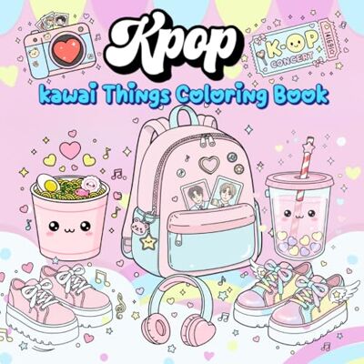 ART K pop Coloring Book: Fun Activities Coloring Pages — Cute Characters Korean Girls & Boys ART K pop Coloring Book: Fun Activities Coloring Pages — Cute Characters Korean Girls & Boys