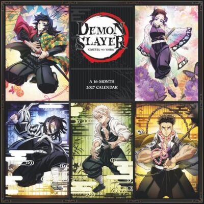 Heye Demon Slayer Broschurkalender 2027: Perfekt für Fans der erfolgreichen Shonen-Anime-Serie über Tanjiro Kamado & seine Schwester Nezuko. Manga-Kalender mit 12 rasanten Actionszenen Heye Demon Slayer Broschurkalender 2027: Perfekt für Fans der erfolgreichen Shonen-Anime-Serie über Tanjiro Kamado & seine Schwester Nezuko. Manga-Kalender mit 12 rasanten Actionszenen