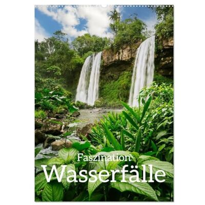Becker Faszination Wasserfälle (Wandkalender 2026 DIN A2 hoch), Monatskalender: Magie des Wassers Becker Faszination Wasserfälle (Wandkalender 2026 DIN A2 hoch), Monatskalender: Magie des Wassers