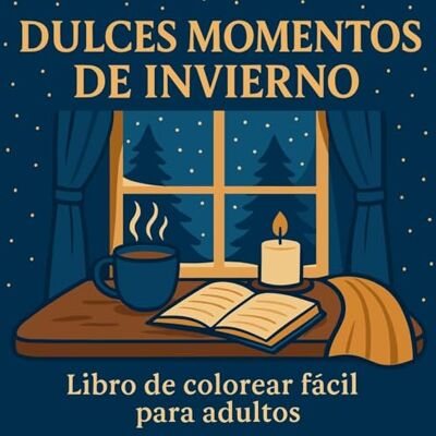 Martin, Chris Dulces momentos de invierno Libro de colorear facil para adultos Martin, Chris Dulces momentos de invierno Libro de colorear facil para adultos