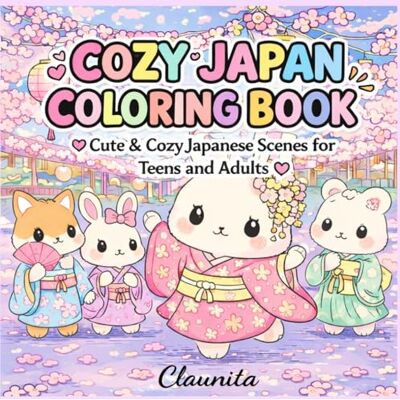 ART Cozy Japan Coloring Book: Cute & Cozy Japan Scenes for Teen and Adults ART Cozy Japan Coloring Book: Cute & Cozy Japan Scenes for Teen and Adults