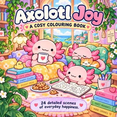 Panda Axolotl Joy: A Cosy Colouring Book Panda Axolotl Joy: A Cosy Colouring Book
