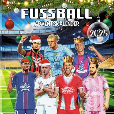 ART Fussball Adventskalender 2025: Wortsuchrätsel, Rätsel, Spieler zum Ausmalen und Aufstellungen der besten Mannschaften der Welt. Ein Geschenk für Kinder und Fußballfans ART Fussball Adventskalender 2025: Wortsuchrätsel, Rätsel, Spieler zum Ausmalen und Aufstellungen der besten Mannschaften der Welt. Ein Geschenk für Kinder und Fußballfans