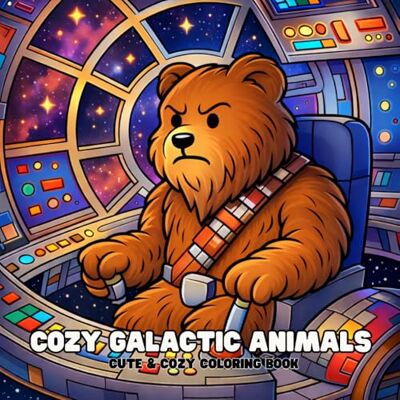 ART Cozy Galactic Animals: Bold & Easy Coloring Book for Adults (25 Pages) ART Cozy Galactic Animals: Bold & Easy Coloring Book for Adults (25 Pages)
