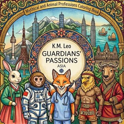 K&M GUARDIANS' PASSIONS ASIA: Mythical and Animal Professions Coloring Book K&M GUARDIANS' PASSIONS ASIA: Mythical and Animal Professions Coloring Book