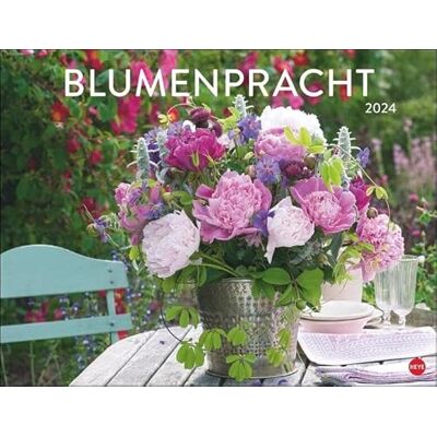 Heye Blumenpracht 2024 Calendario da parete con 12 foto di bellissimi mazzi di fiori, calendario decorativo con fiori delicati, 44 x 34 cm Heye Blumenpracht 2024 Calendario da parete con 12 foto di bellissimi mazzi di fiori, calendario decorativo con fiori delicati, 44 x 34 cm