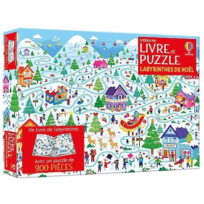 Usborne Labyrinthes de Noël: Avec un puzzle de 300 pièces Usborne Labyrinthes de Noël: Avec un puzzle de 300 pièces
