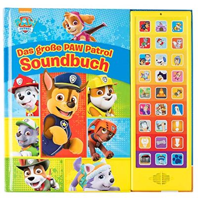 Phoenix PAW Patrol Das große PAW Patrol Soundbuch 27-Button-Soundbuch mit 24 Seiten für Kinder ab 3 Jahren Phoenix PAW Patrol Das große PAW Patrol Soundbuch 27-Button-Soundbuch mit 24 Seiten für Kinder ab 3 Jahren