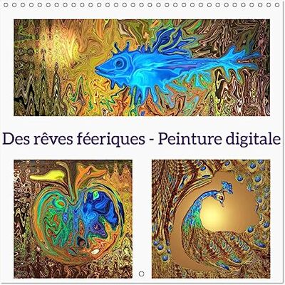 CALVENDO Des rêves féeriques Calendario da parete quadrato 2027, 30 x 30 cm, calendario doppio con una pagina per prendere appunti CALVENDO Des rêves féeriques Calendario da parete quadrato 2027, 30 x 30 cm, calendario doppio con una pagina per prendere appunti