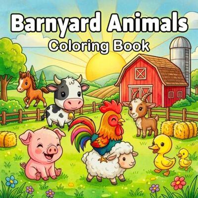 Blanco Barnyard Animals Coloring Book for Kids Ages 4-8: 50 Big & Cute Chibi Farm Animals Fun Activity Book for Toddlers & Preschoolers to Develop Fine Motor Skills, Creativity and Animal Recognition Blanco Barnyard Animals Coloring Book for Kids Ages 4-8: 50 Big & Cute Chibi Farm Animals Fun Activity Book for Toddlers & Preschoolers to Develop Fine Motor Skills, Creativity and Animal Recognition