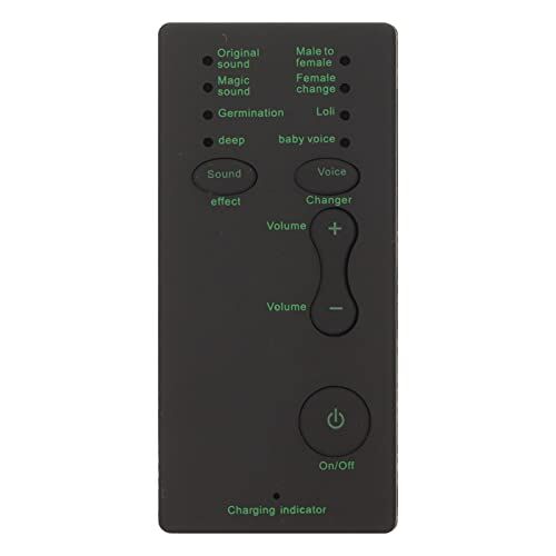 Generic Cambia Voce Portatile con 7 Effetti Sonori, Mini Dispositivo di Mascheramento Vocale per Telefono, PC, Giochi One