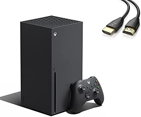 Microsoft Xbox Series X 1 TB retrocompatibile con migliaia di giochi, cavo HDMI ad alta velocità, il più veloce, vero gioco 4K, prestazioni ottimizzate, la più potente Xbox mai U Deal HDMI