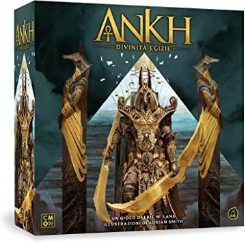 Asmodee , Ankh: Divinità Egizie, Gioco da Tavolo, 2-5 Giocatori, 14+ Anni, Edizione in Italiano