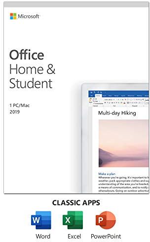 Microsoft Office 2019 Home & Student Box Pack 1 PC/Mac