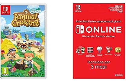 Nintendo Animal Crossing: New Horizons & 90 Giorni Switch Online Membri (Individual) Codice download