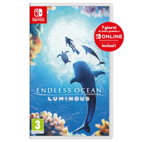 Nintendo Endless Ocean Luminous + 7 giorni di NSO Videogioco  Ed. Italiana Versione su scheda