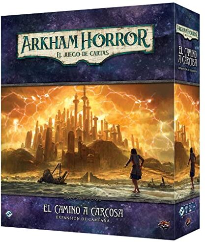 Fantasy Flight Games Arkham Horror LCG AHC68ES El Camino a Carcosa Exp. Campagna Gioco di Carte in Spagnolo