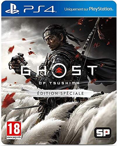 Sony , Ghost of Tsushima sur PS4, Jeu d'action et d'aventure, Édition Spéciale, Version physique, En français, 1 joueur, PEGI 18 [Edizione: Francia]