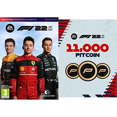 Electronic Arts F1 22 Standard Edition PCWin   Videogiochi Codice incluso nella confezione   Italiano + F1 22: Pitcoins 11000 Points