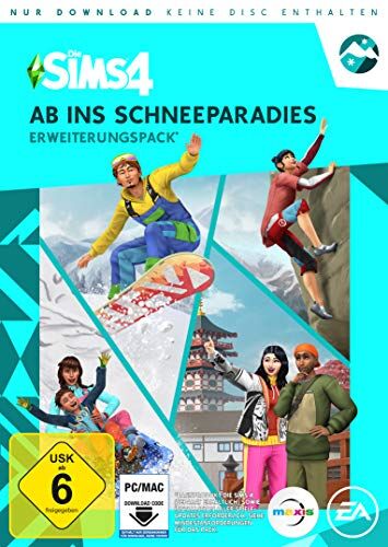 Electronic Arts Die Sims 4 Ab ins Schneeparadies (EP10)  Erweiterungspack   PC/Mac   VideoGame   Code in der Box   Deutsch