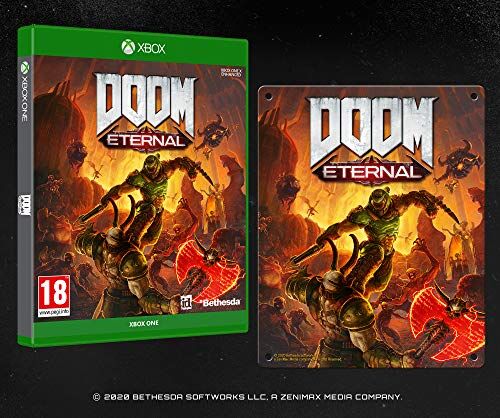 Bethesda Doom Eternal Esclusiva Amazon.It (con Poster in Metallo) Day-One Limited Xbox One