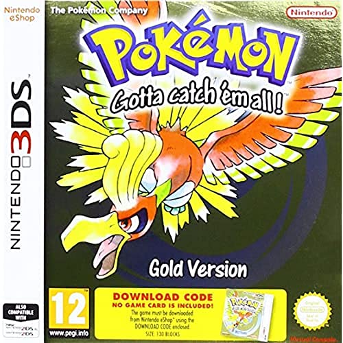 Nintendo 3DS Pokemon Gold Packaged Download Code  3DS [Edizione: Regno Unito]