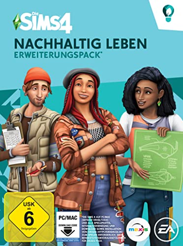 Electronic Arts Die Sims 4 Nachhaltig Leben (EP9)  Erweiterungspack   PC/Mac   VideoGame   Code in der Box   Deutsch